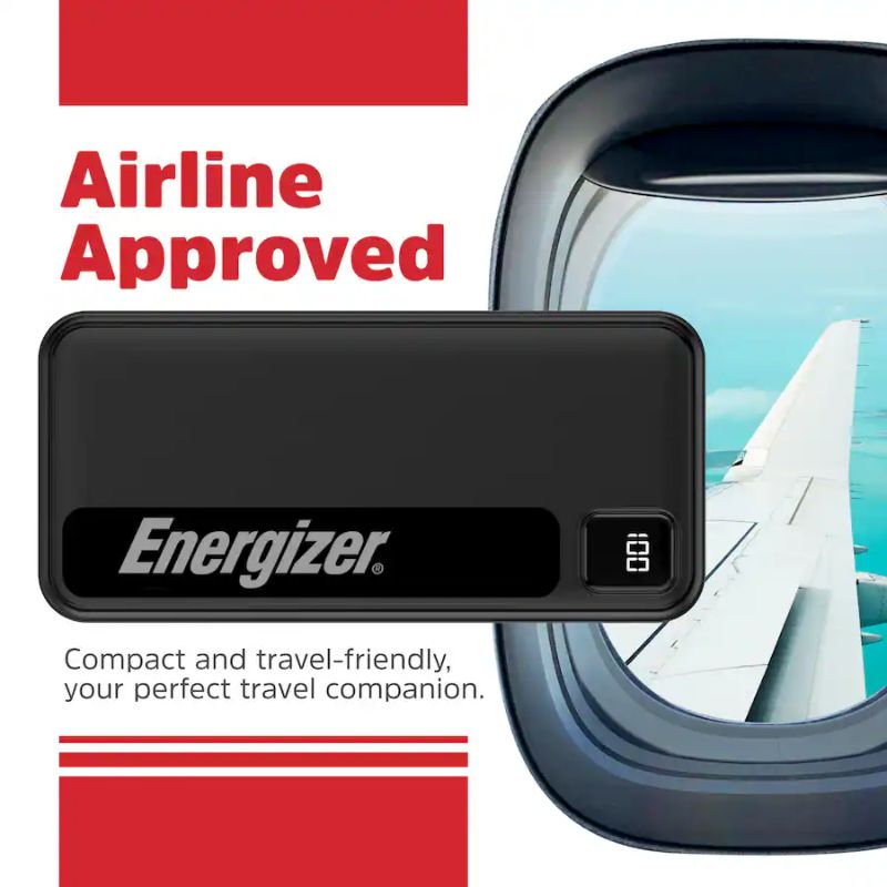 Energizer - MAX 20,000mAh 15W USB-C 3-Port Power Bank - Image 10