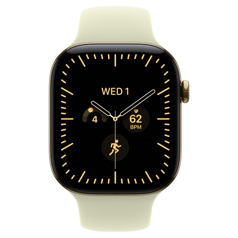 Apple Watch Series 12 46mm,GPS + Cellular Titanium Radiant Gold - Image 2