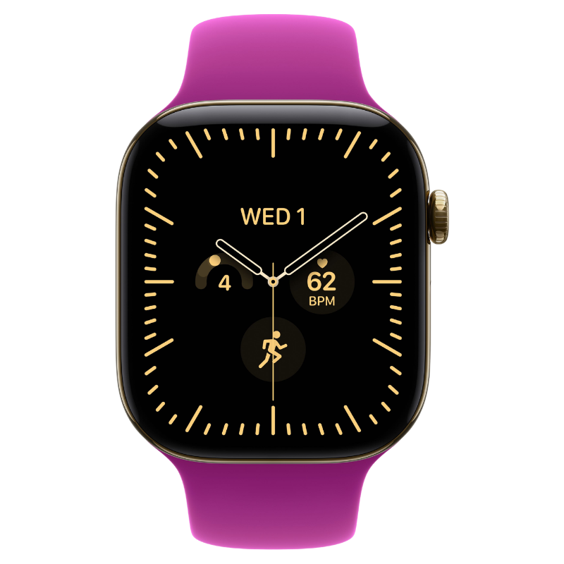Apple Watch Series 12 46mm,GPS + Cellular Titanium Radiant Gold - Image 2