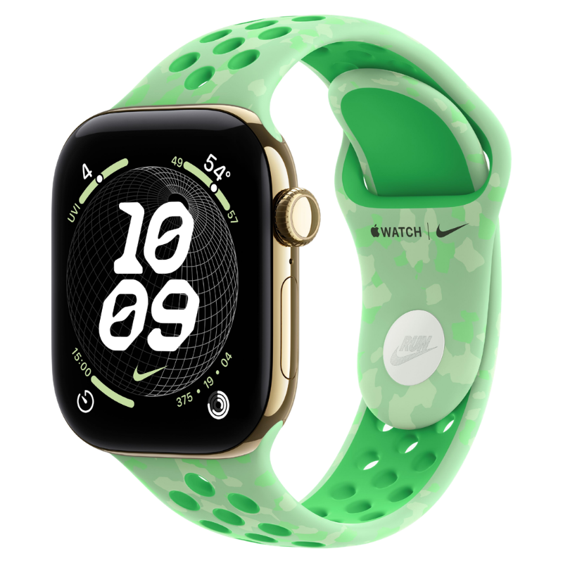 Apple Watch Series 12 42mm,GPS + Cellular Titanium Radiant Gold (Nike Sport Band)