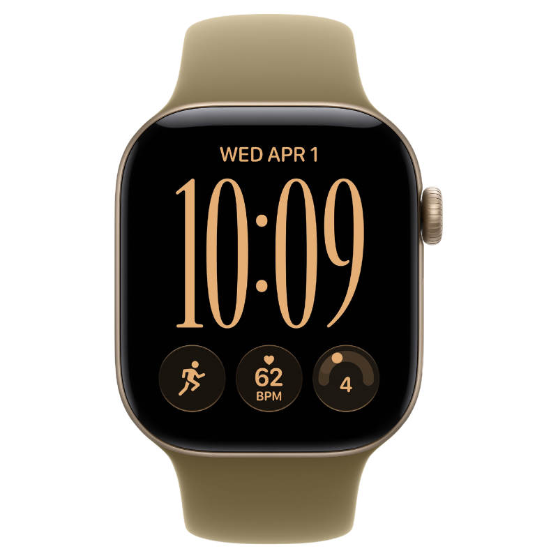 Apple Watch Series 12 42mm,GPS Aluminum Light Gold - Image 2