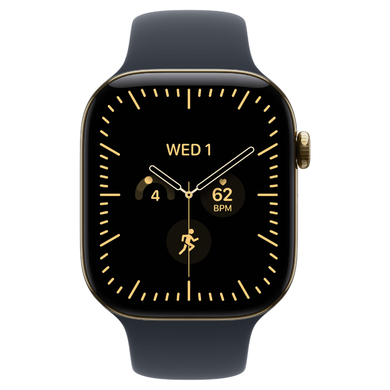 Apple Watch Series 12 46mm,GPS + Cellular Titanium Radiant Gold - Image 2