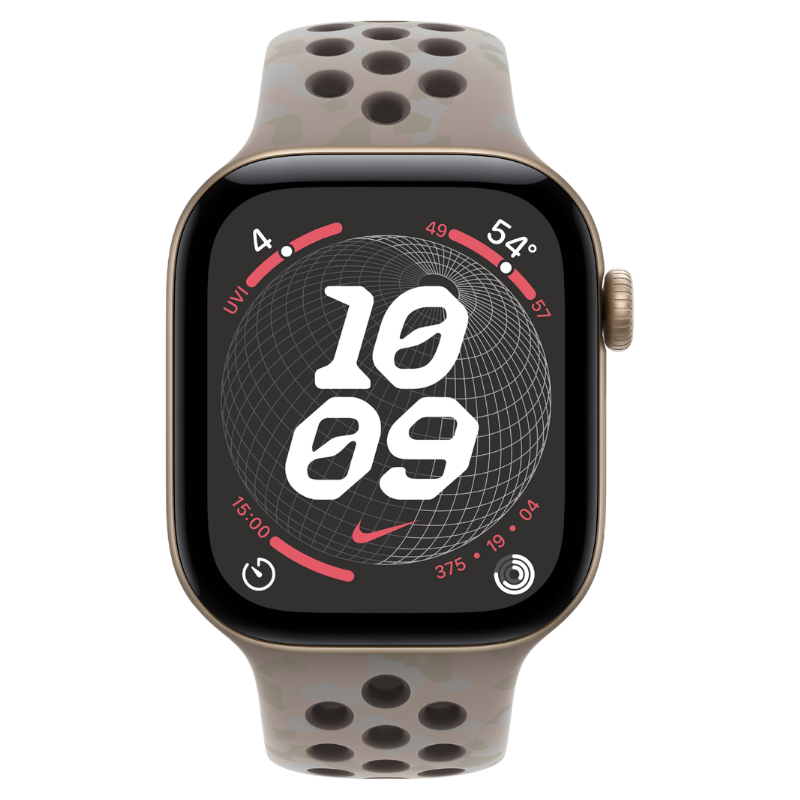 Apple Watch Series 12 42mm,GPS Aluminum Light Gold (Nike Sport Band) - Image 2