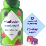 Vitafusion 150 Count Men's Multivitamin Gummies, Daily Berry Flavored Supplement