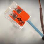 WAGO 221-412/996-010 2-Wire Lever Nuts Conductor Compact Splicing Connectors, 12-24 AWG (10-Pack)(60343606)