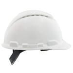 3M Vented White Hard Hat with PinLock Adjustment (CHHWH1-V-12-DC)