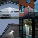 Commercial Electric 240-Degree White Motion Activated Integrated LED Outdoor Twin Head Security Flood Light, 4000K (IS08a240030WHTH)