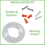 Commercial Electric 10 in. Color Selectable LED Flush Mount Disk Light, 18-Watt, Dimmable, 1500 Lumens, J-Box Compatible (564131110)