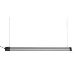 Commercial Electric 40 in. 3000 Lumens Plug-in Motion Sensing Integrated LED Linkable Shop Light 120 Volt 4000K Black Brushed Nickel (55701191)