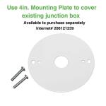 Commercial Electric 4 ft LED Garage Workshop Ceiling Strip Light Fixture Shop Light Hardwire 3600 Lumens 4000K Bright White (54283191)