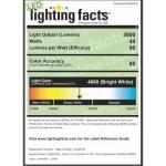 Commercial Electric 4 ft LED Garage Workshop Ceiling Strip Light Fixture Shop Light Hardwire 3600 Lumens 4000K Bright White (54283191)