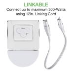 Commercial Electric 4 ft LED Garage Workshop Ceiling Strip Light Plug-In or Hardwire 1800 Lumens Power & Linking Cord 4000K Bright White (54261141)
