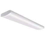 Commercial Electric 4 ft. 5200 Lumens LED Wraparound Light Garage Light Shop Light Office Warehouse Lighting 120-277v 4000K Bright White (54677691)