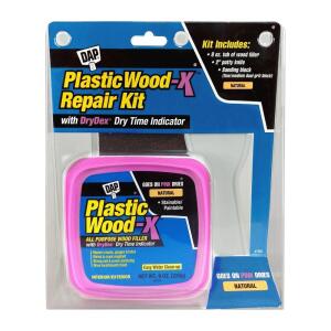 DAP Plastic Wood-X 8 oz. All Purpose Wood Filler Repair Kit (00596)