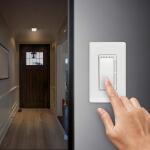 Feit Electric 10.5-Watt Integrated LED Flush Mount 7.5 in. White Square Dimmable Flat Panel Ceiling with Color Change 5CCT (74208/6WYCA)