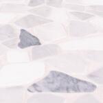 Jeffrey Court Waterfront White Pebble 11.125 in. x 11.125 in. Honed Marble Wall and Floor Mosaic Tile (0.859 sq. ft./Each) (95671)
