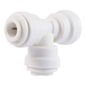 John Guest 1/4 in. O.D. Push-To-Connect Polypropylene Tee Fitting (PP0208WHD)