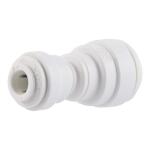 John Guest 3/8 in. O.D. x 1/4 in. O.D. Push-to-Connect Polypropylene Reducing Coupling Fitting (PP201208WHD)
