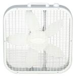 Lasko Save-Smart Energy Efficient 20 in. 3 Speed White Box Fan with Built-In Carry Handle (3733)