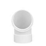 NDS PVC S&D 90° Long-Turn Elbow, 4 in. Hub X Hub (41P0)