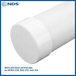 NDS PVC S&D Cap, 4 in. (4P06)