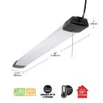 Metalux SHP 46 in. 128-Watt Equivalent, 10000-Lumens Integrated LED, White Shop Light, 4000K CCT (4SHP10040R)