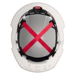 Milwaukee BOLT White Type 1 Class C Full Brim Vented Hard Hat with 4 Point Ratcheting Suspension (48-73-1201)