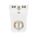 Philips Low Profile 6.5 In. 600V White Lamp Socket for Bi-Pin Fluorescent Lamp Holder (2-Pack) (496646)