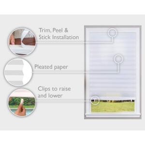 Redi Shade Cut-to-Size White 36 in. x 72 in. Light Filtering Paper Cordless Temporary Blind/Shade 6 Pack ( 3201021)
