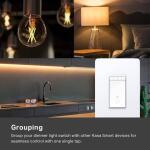 TP-LINK Kasa Smart Wi-Fi Light Dimmer Switch,- White