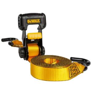 DEWALT 1.25 in. x 16 ft. Ratchet Tie-Down Straps 3000 lbs. Break Strength (4-Pack) (DXBC30004)