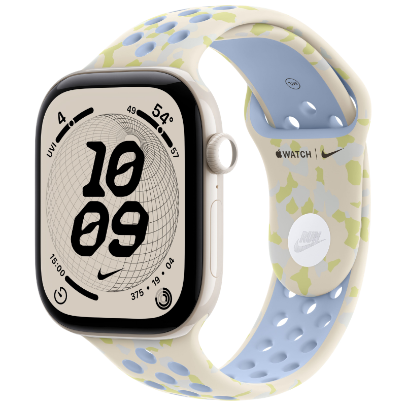 Apple Watch Series 12 46mm, Ceramic Pearl White (Nike Sport Band)