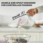 Pyrex 1118990 | 3PC Measuring Cup Set | 1 Cup, 2 Cup, 4 Cup Glass