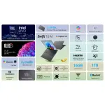 Acer Swift 16 AI - 16" 3K OLED Touch Laptop - Intel Core Ultra 7, 16GB RAM, 1TB SSD - Ice Black